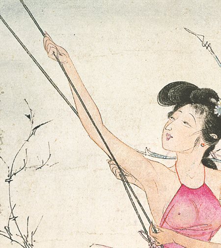 连江县-胡也佛的仕女画和最知名的金瓶梅秘戏图